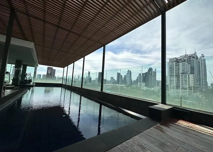 S42 Wyndham Garden Sukhumvit Bts Ekkamai Gym Swim Apartamento *